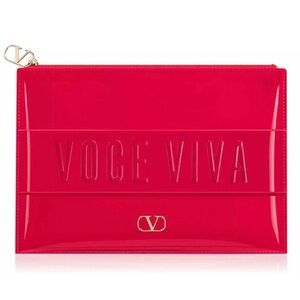 Valentino Garavani Vibrant Red Clutch